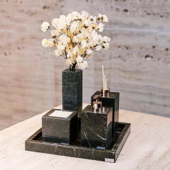 Saboneteira líquido Nero Marquina Importado - Mi Murta