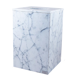 Lixeira Mármore Carrara - comprar online