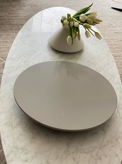 Bandeja giratória em Silestone Cinza