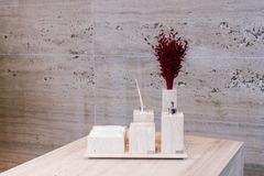 Kit para Lavabo em Travertino - 6 peças
