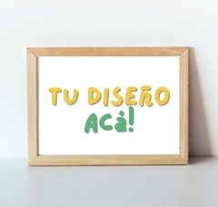 Cuadro enmarcado personalizado