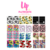 adesivos de unhas florais, girassol