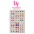 Adesivos de unhas mix de modelos variados