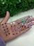 Kit de 500 adesivos para unhas 50 cartelas em floral, coração e renda c/ pedrinhas nos adesivos - comprar online