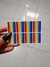 adesivos de unhas arco íris