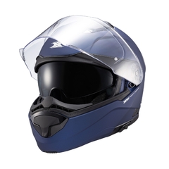 Capacete Texx Articulado Kratos Solid Azul Fosco Óculos Sol - Zum Acessórios para Motociclistas