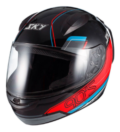 Capacete Fechado Sky Two Anos 90 - Diversas Cores - comprar online