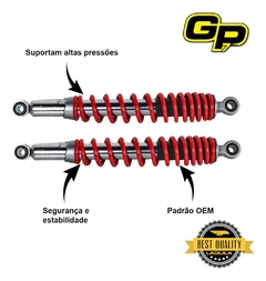Amortecedor Ybr 125 Factor 2016 2017 2018 Mola Vermelha Gp7 na internet