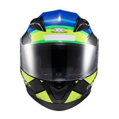 Capacete Texx Fechado Strike Trento Verd/Amarelo Brilho Moto - loja online