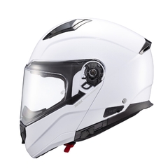 Capacete Texx Robocop Kratos Solid Branco Brilho Óculos na internet