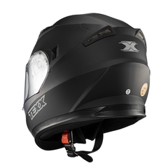 Capacete Texx Fechado Strike Trento Preto Fosco Motoqueiro