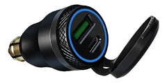 Adaptador Carregador Usb- Tipo C Moto Europeu Bmw Trimph Ktm