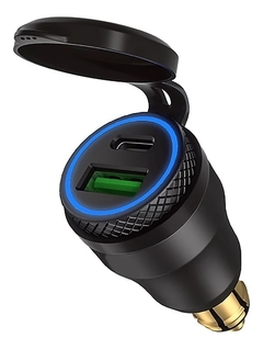 Adaptador Carregador Usb- Tipo C Moto Europeu Bmw Trimph Ktm na internet