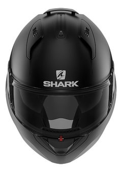 Imagem do Capacete Shark Evo Es Blank Mat Kma Grafite Preto Fosco