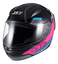 Capacete Fechado Sky Two Anos 90 - Diversas Cores - Zum Acessórios para Motociclistas