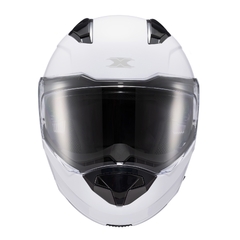 Capacete Texx Robocop Kratos Solid Branco Brilho Óculos - loja online