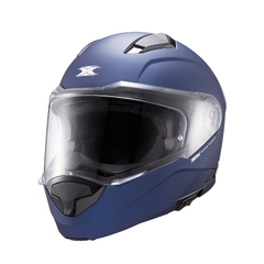 Imagem do Capacete Texx Articulado Kratos Solid Azul Fosco Óculos Sol