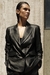 Blazer Cuero color Negro - comprar online