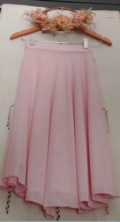 Pollera de microtul larga