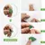 Organizador cables forma hoja x10pcs / WJA0015 - BLOOM Mayorista