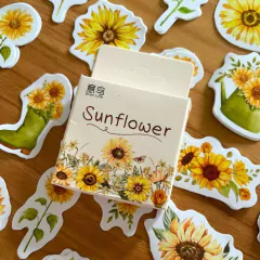 Stickers Sunflower - Kit Adesivos Girassol - comprar online