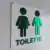 Placa Banheiro Unissex