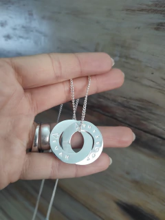 Argollas rusas x 2 con cadena - tienda online