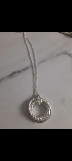 Conjunto argollas entrelazadas x 5 - tienda online