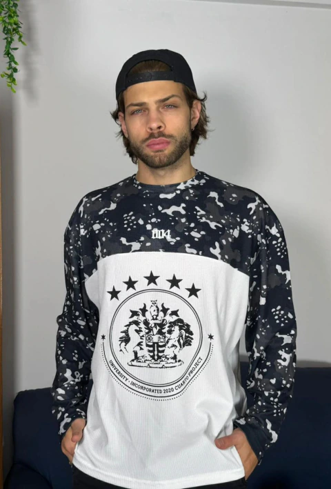 REMERA WAFLE DEGRADED