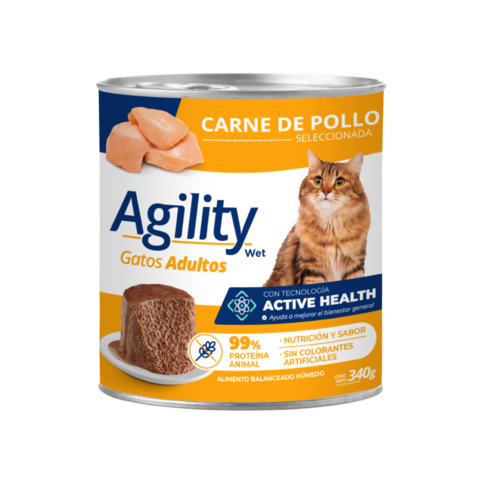 Lata Agility Cats Pollo x340g