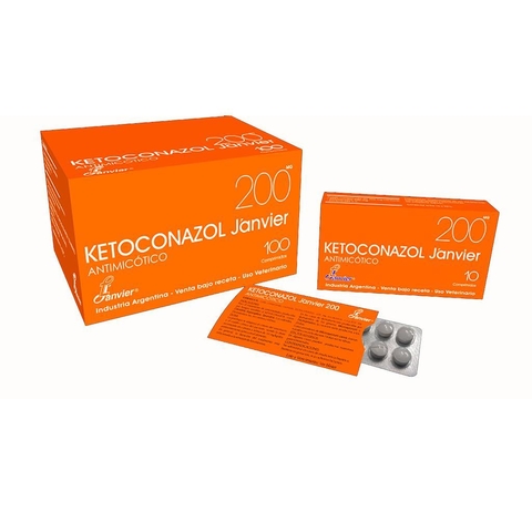 Blister ketoconazol 200 mg x 10 comprimidos. LEER DESCRIPCIÓN!!