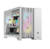 Gabinete Corsair 2500D Airflow TG Mid-Tower Dual Chamber White (1428) IN