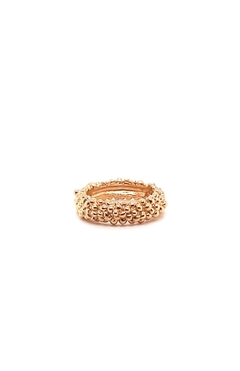 Bubble Ring bañado en Oro Rose 18k