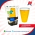 Vaso Plastico Bicolor de 7oz, 210cc x12 unidades - tienda online