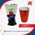Vaso Plastico Bicolor de 7oz, 210cc x12 unidades - DESCARTABLES BLANCO