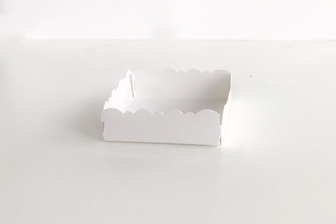 BANDEJITA CONTENEDORA (10x10x3 cm ) SIN TAPA SOLO BANDEJITA