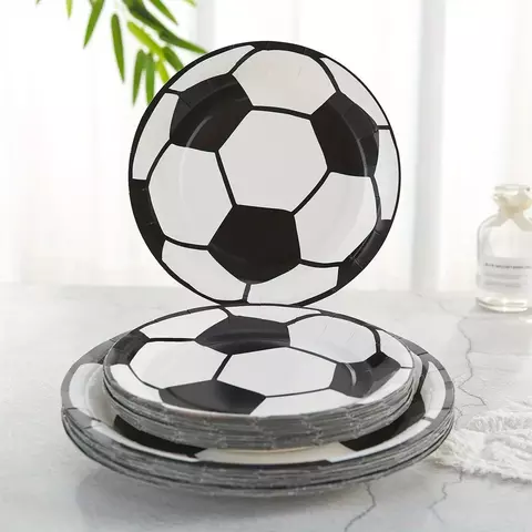 Platos futbol x 10 u - comprar online