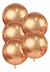 Globo metalizado esfera 4d - gold x1 u - - comprar online