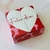 San Valentín caja cierre corazón (18x18x6,5 cm )