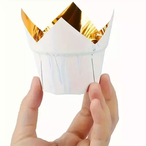 Tulipa Blanco Metalizado interior x50 u - comprar online