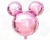 Cabeza mickey 18’ - Rosa