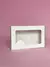 BOMBONERA C/VISOR BLANCO 1/2 (18X11,5X3,5 cm ) - comprar online