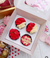 CAJA 17X17X10CM PARA 4 CUPCAKES BLANCA CON VISOR en internet