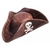 Sombrero Pirata Simil Cuero Jack Sparrow - comprar online