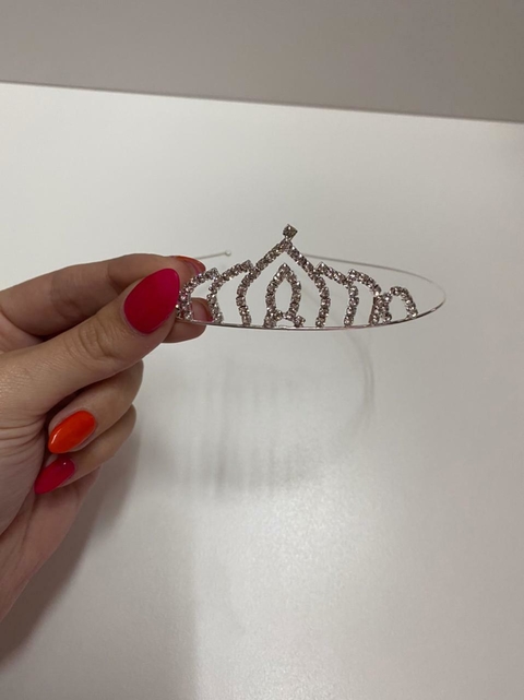 TIARA METÁLICA con STRASS (Corona) BELLÍSIMAS