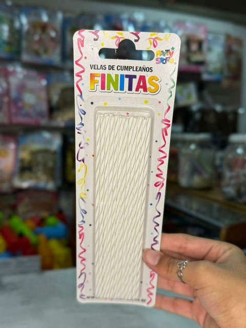 Velas finitas x24 unidades