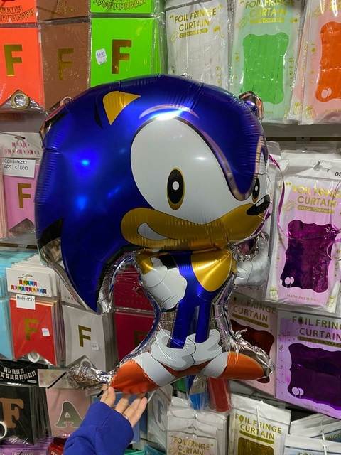 Globo Personaje Sonic Grande 70 cm
