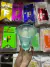 Vasos de transparentes Colores/Neón 300ml x1 unidad