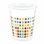 Vasos Con Lunares de colores x1 unidad