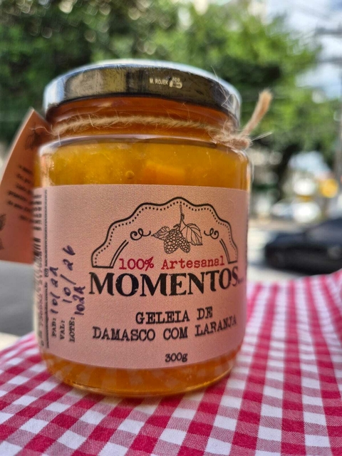 Geleia de Damasco com Laranja- Momentos ...